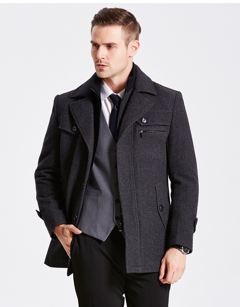 Пальто Slim Fit мужское