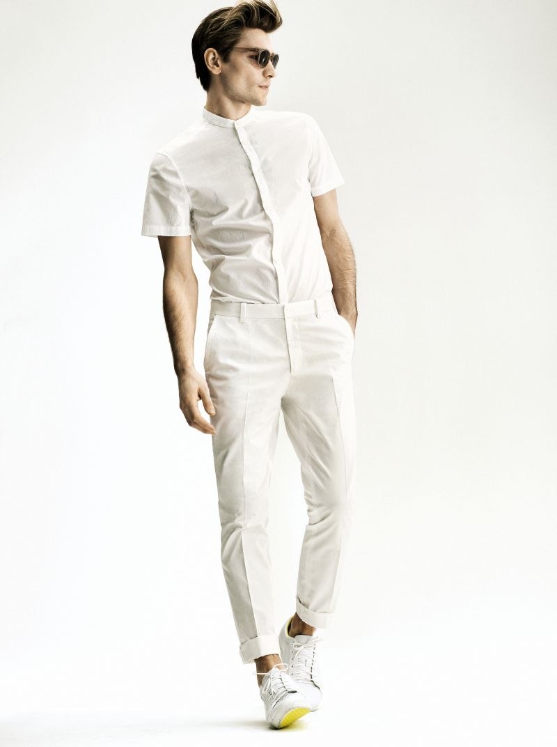 Total White look мужской