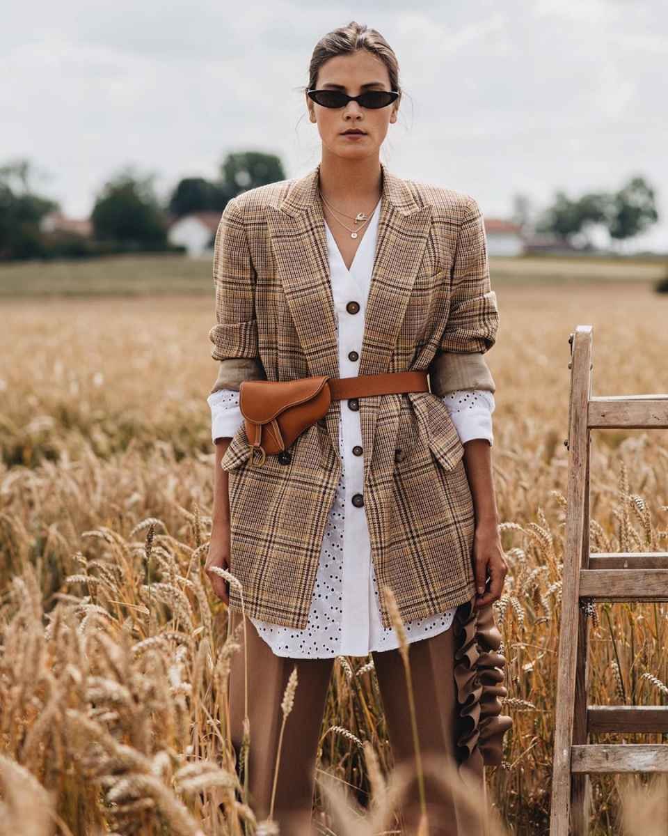Женский твидовый пиджак Burberry