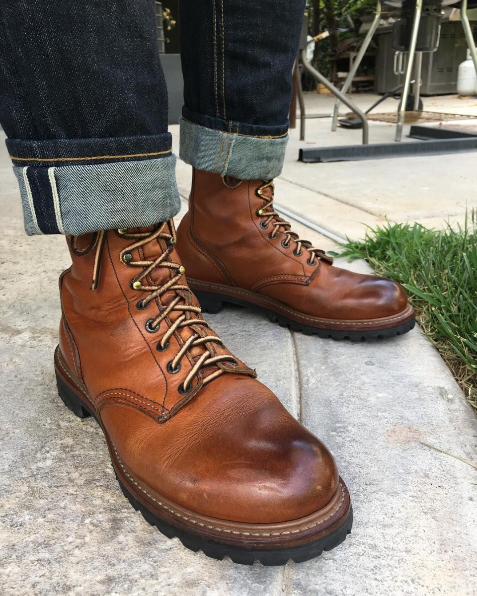 Берцы Red Wing коричневые мужские