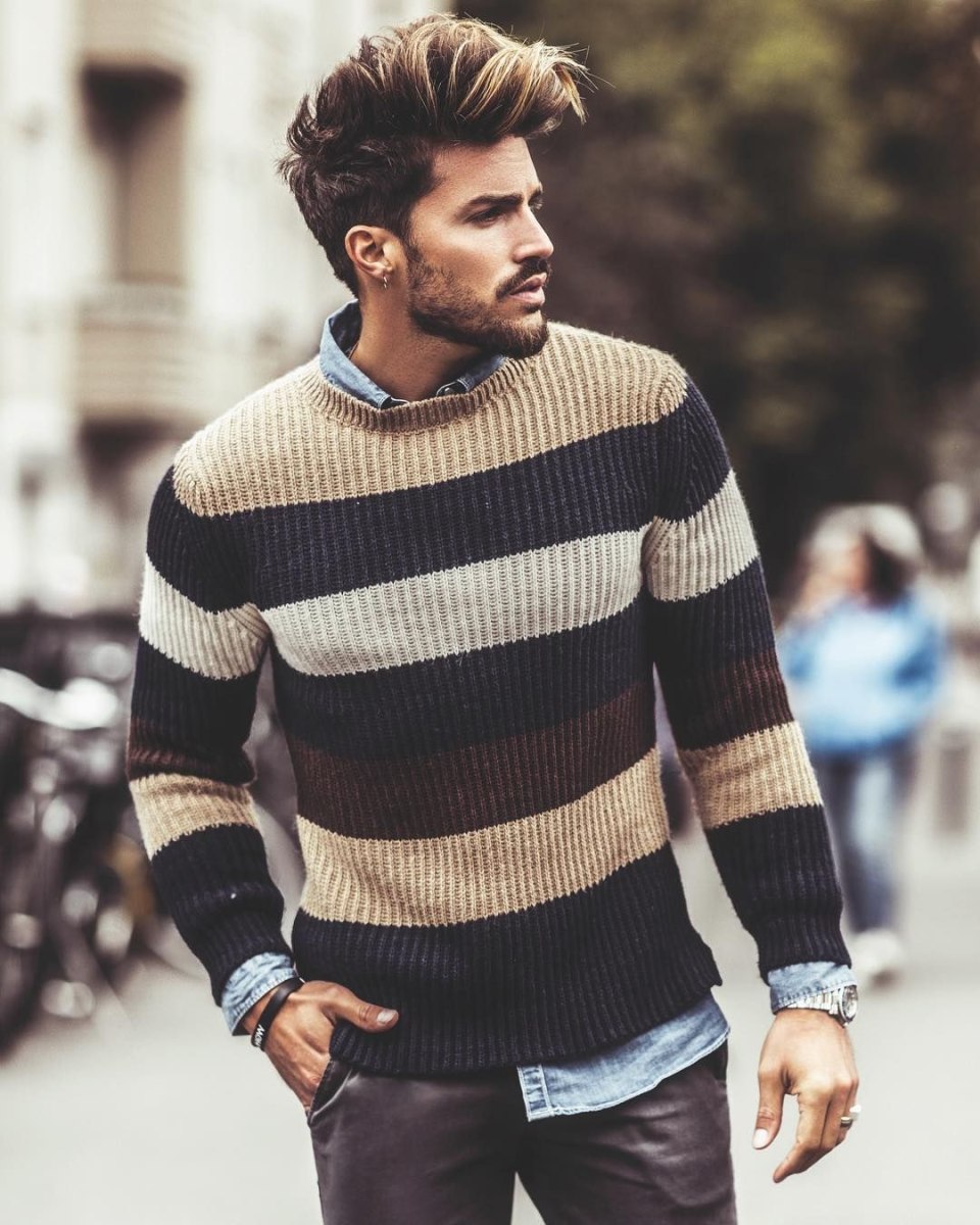 Модные мужские свитера
