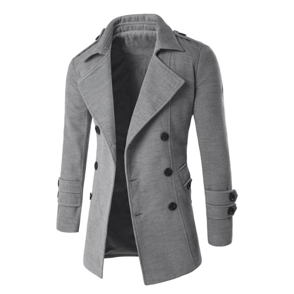 Мужское пальто woolen Coat