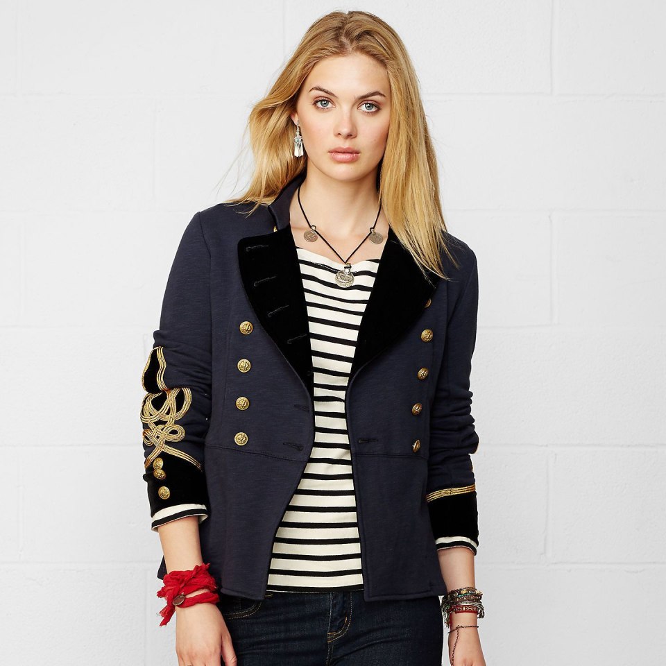 Ralph Lauren пиджак женский милитари