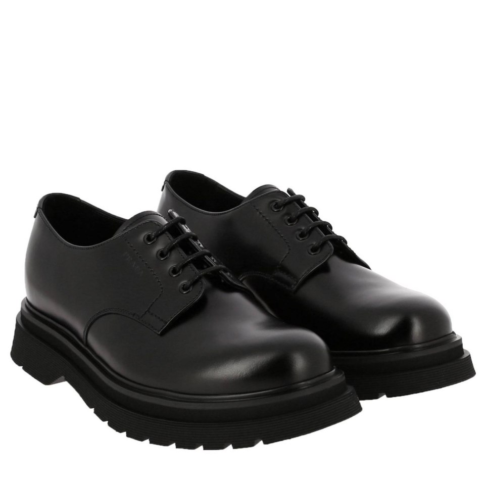 Оксфорды черный мужское Prada 2eb177