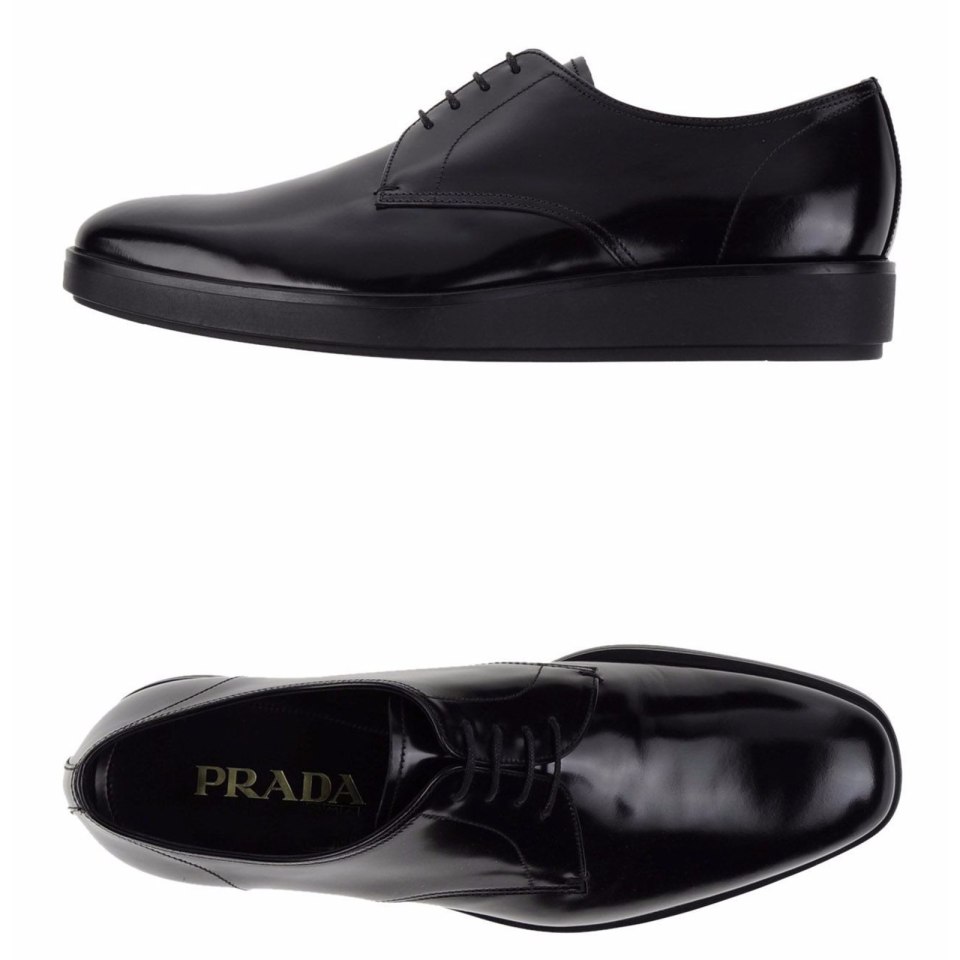 Prada кожаные мужские дерби