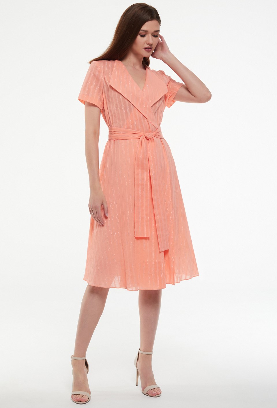 Фирма Базалини платье листья