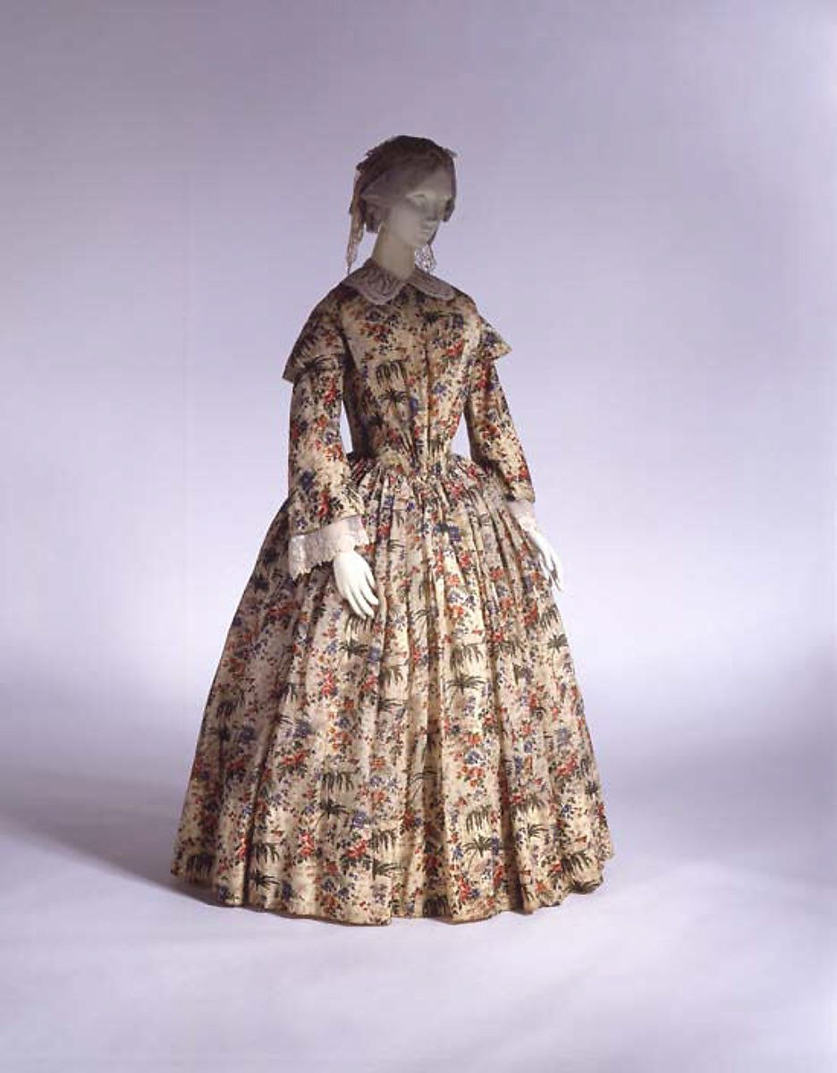 Вечерняя мода 1840-1860