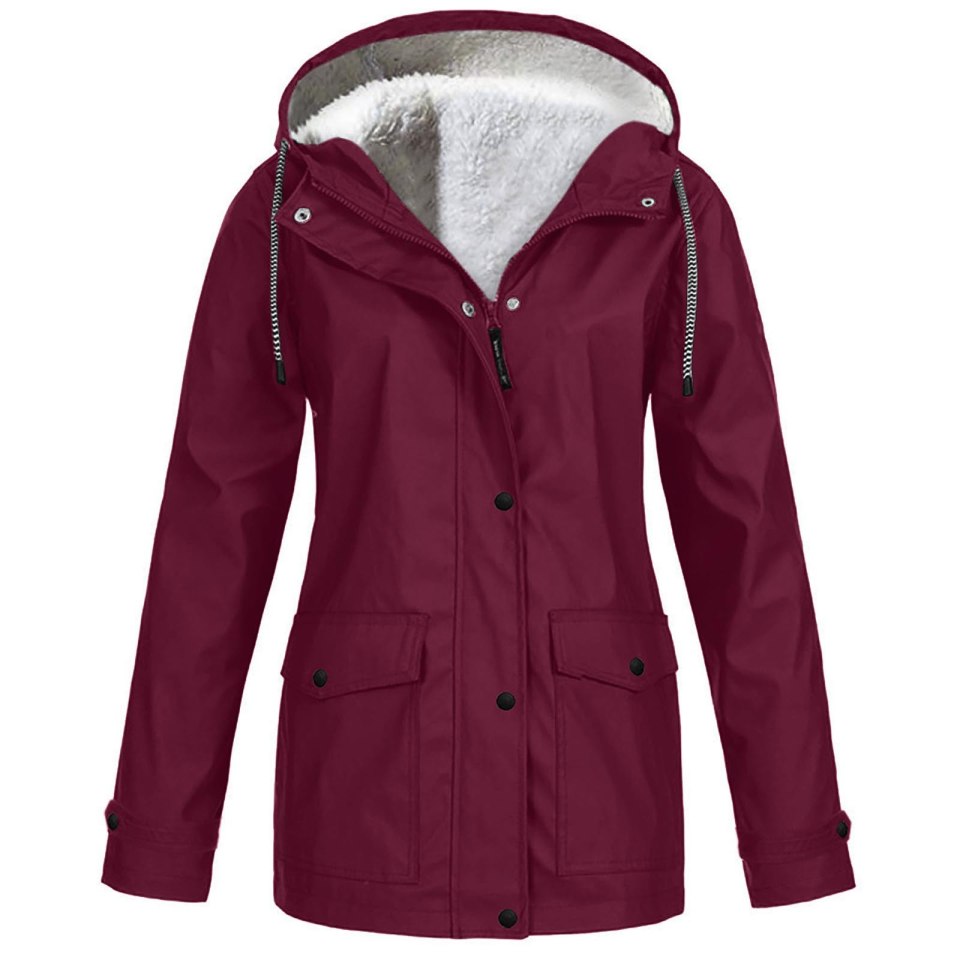 Hooded Cargo Jacket женская