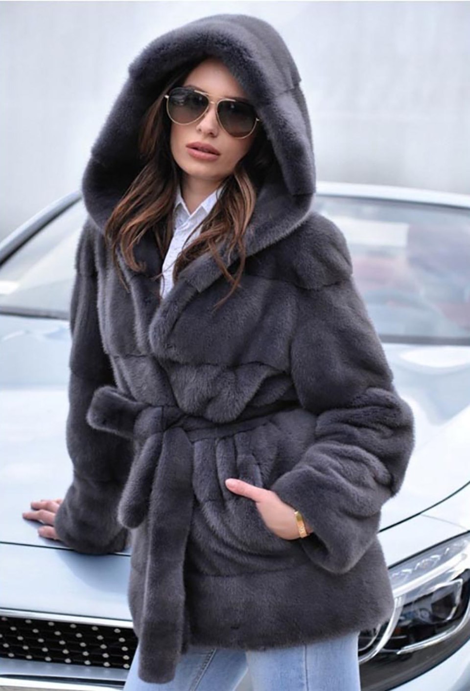 Полушубок Saga furs Royal Mink