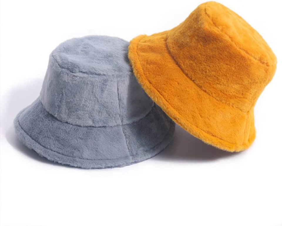 Панама Faux fur Bucket