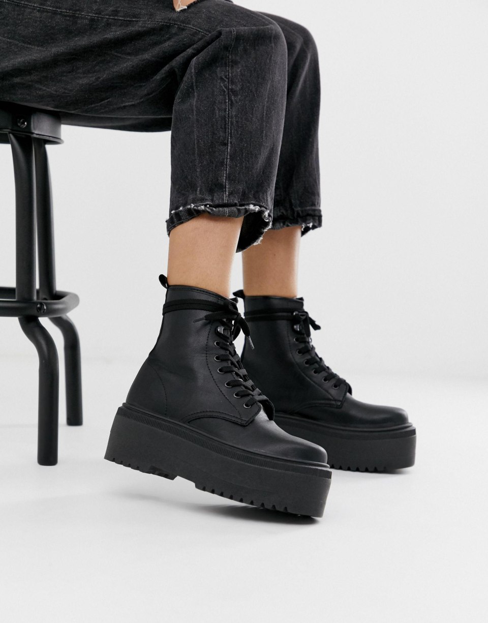 ASOS Design кожаные ботинки